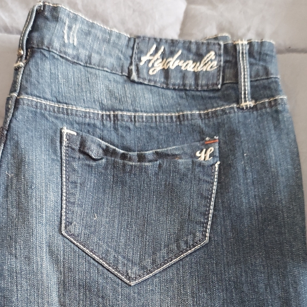 Hydraulic Blue Jeans Classic Medium Wash Denim
